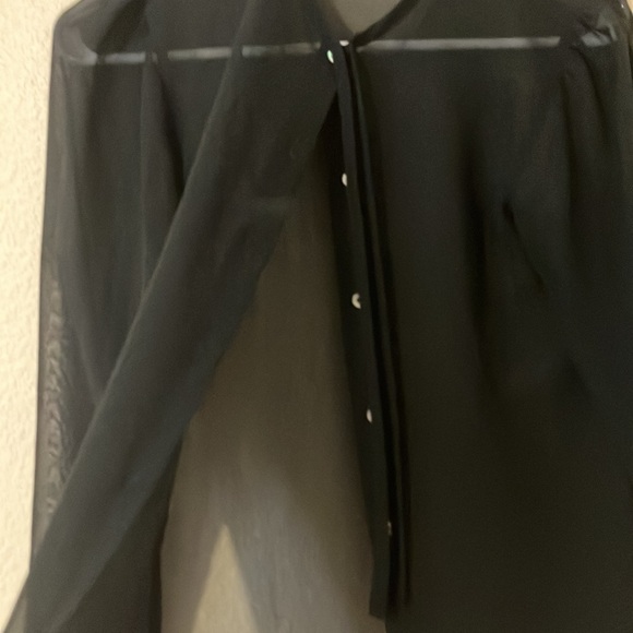 vintage black sheer Givenchy for Chesa - Picture 3 of 5